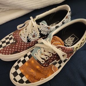 Womens size 9 patchwork vans